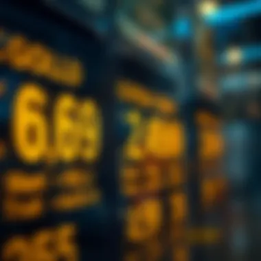 Monitoring Gold Rates: The Price of Investment A close-up of gold price tags highlighting fluctuations in rates