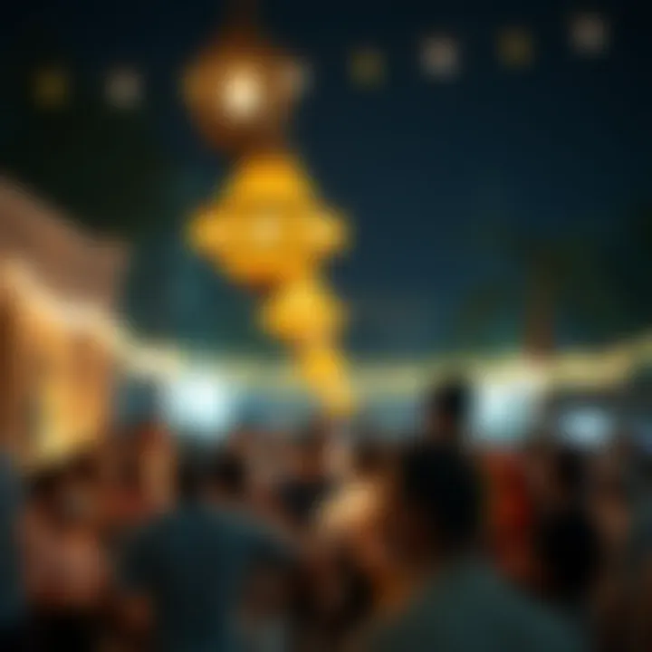 Community gathering during Ramadan in Dubai
