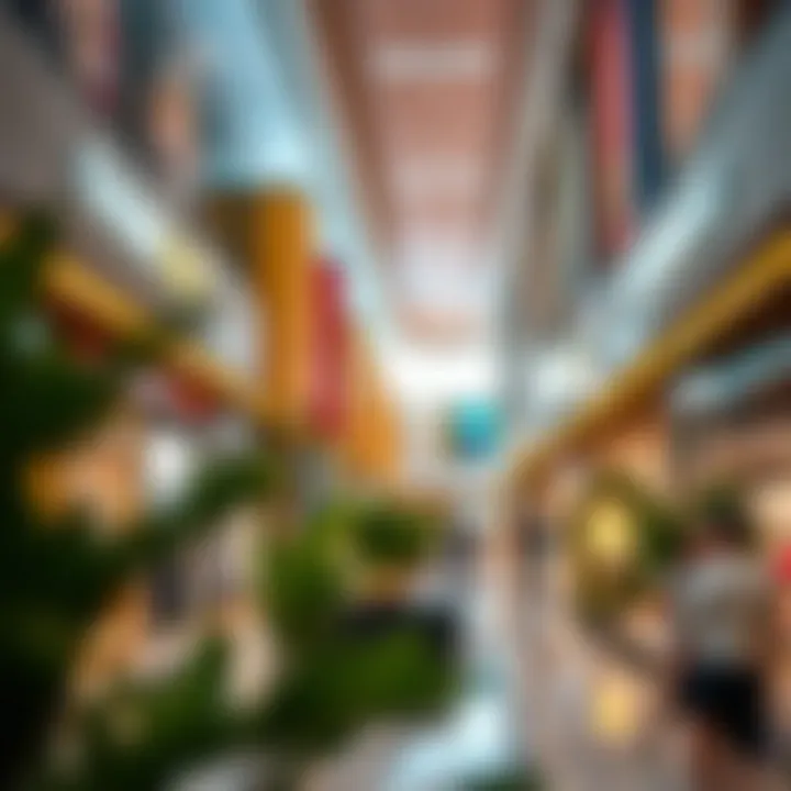 Retail Diversity in Dubai Shopping Centers Diverse retail offerings showcasing various brands in a mall