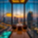 Luxurious apartment view in Dubai