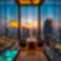 Luxurious apartment view in Dubai