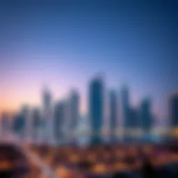 Dubai skyline showcasing modern architecture