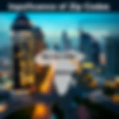 Significance of Zip Codes in Dubai Real Estate An infographic illustrating the significance of zip codes in real estate transactions