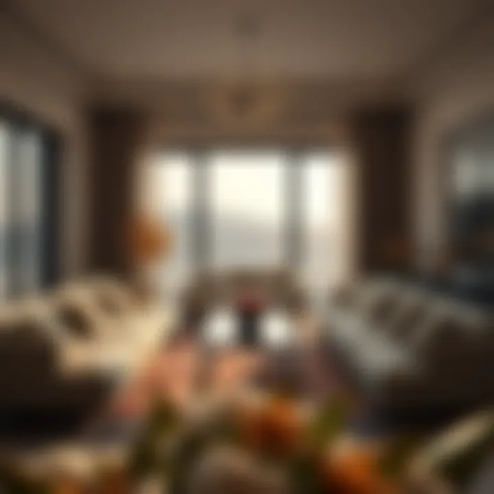 Spacious Living Room in Al Warqa Villa Spacious living room interior of a villa