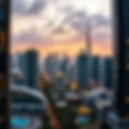 A stunning skyline view of Dubai showcasing modern architecture