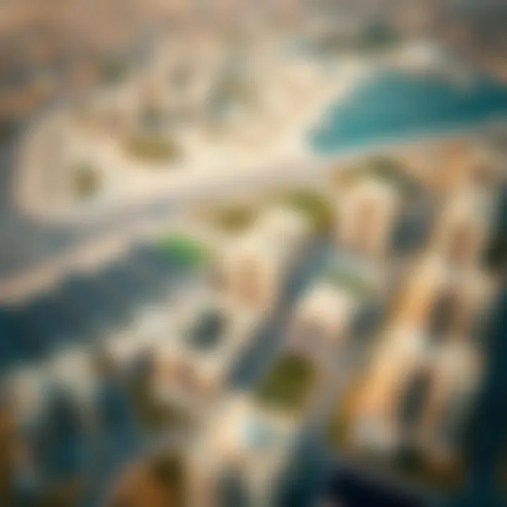 Aerial view of Warqa 2 showcasing residential developments