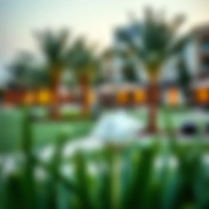 Community park in Warqa 2 highlighting lifestyle amenities