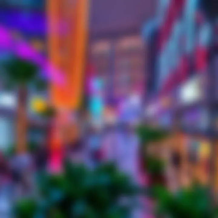 Mixed-Use Development at Wasl Zabeel A vibrant depiction of the mixed-use development environment