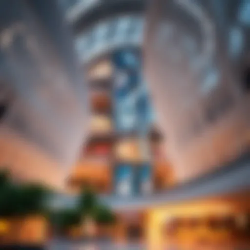 Exterior view showcasing the intricate design of the WTC Mall