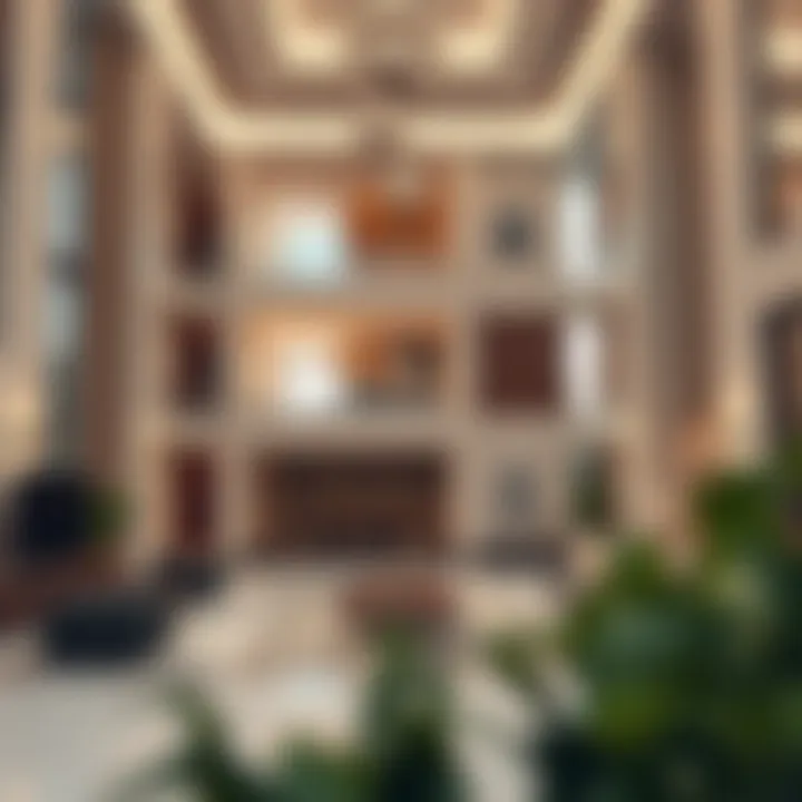 Architectural layout of Zada Tower