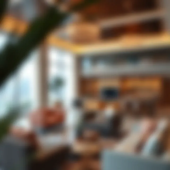 Community spaces in Zada Tower